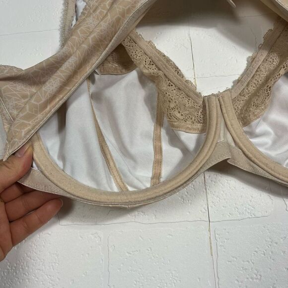 Elomi Kim Stretch Plunge Bra Caramel size 42DDD - Picture 8 of 8